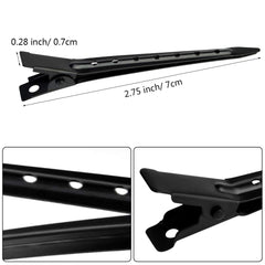 Bantoye duck bill clip in hair section for precise control.