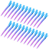 Bantoye gradient blue duckbill clip for secure hair sectioning during styling