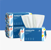 BanYakong 300-count disposable face towel pack front view for quick facial cleansing