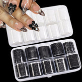 Baoyaalin hojas de encaje para uñas, 20 rollos, ideal para decorar uñas en casa.