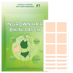 Bapbalolo ingrown hair patch box front for convenient bikini area treatment