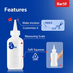 Bar5F scalp oil applicator evenly distributes product at roots