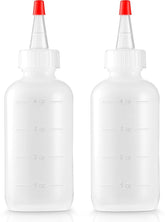 Bar5F soft squeeze hair applicator bottle 4oz translucent for precise scalp oil application