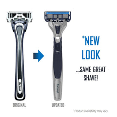 Barbasol Ultra Trimmer 7th blade refines hard-to-reach areas around nose and sideburns.