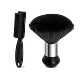 Barber Brush and Neck Duster Set, hero image, quick hair removal from necklines.