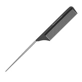 Bardeau Essentials tail comb 8.8-inch black carbon fiber for precise parting and minimal snag