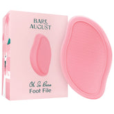 Bare August Glass Foot File with large scrubbing surface for easy cleaning and exfoliation
