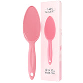 Bare August glass foot file focused on precision exfoliation for smooth heels