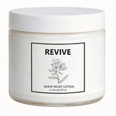 Bare Basics Revive Nerve Relief Cream bottle close-up showing cooling formula