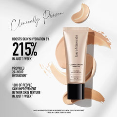 bareMinerals Complexion Rescue, hidratación 24h gracias al squalano de oliva.