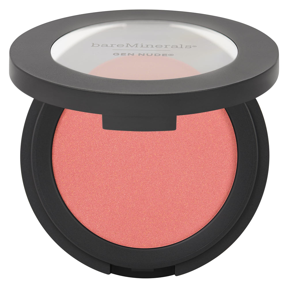 bareMinerals Gen Nude Powder Blush Pink Me Up compact with silky finish for daily wear