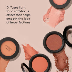 bareMinerals Gen Nude Powder Blush soft matte finish supports natural-looking contour and shading.
