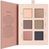 bareMinerals Mineralist Eyeshadow Palette open showcases six pigmented shades for versatile looks.