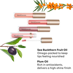 bareMinerals Mineralist Lip Gloss-Balm Love on lips provides smooth, hydrated look.