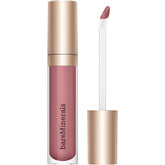 bareMinerals Mineralist Lip Gloss-Balm Love swatch delivers sheer color with glossy shine.