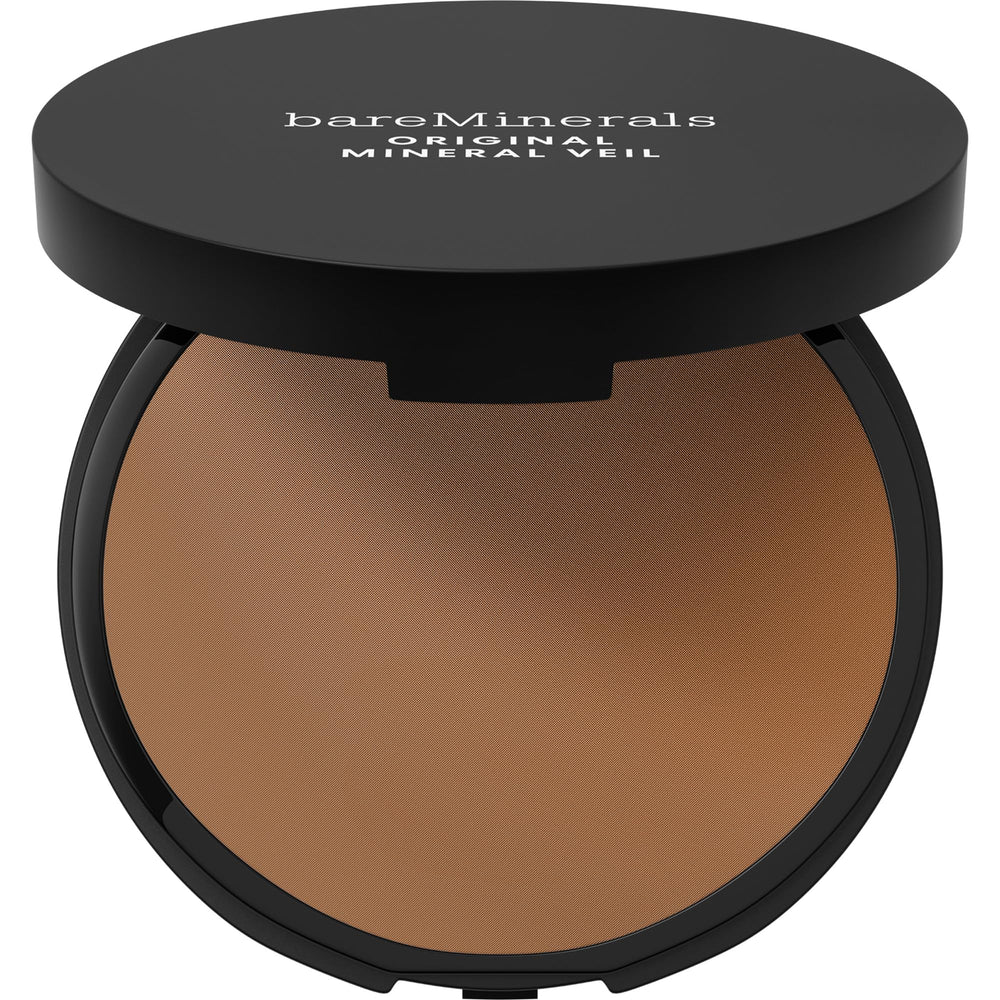 bareMinerals Original Pressed Mineral Veil Sheer Tan packaging shot showing weightless setting powder