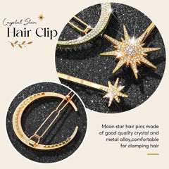Clip para boda Bartosi con temática luna estrella, complemento perfecto