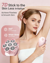 Bartrimber 2-in-1 shaver-trimmer in use for legs and body grooming