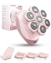 Bartrimber 7D shaving head close-up showing precise, smooth shaving capability