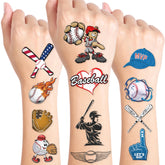 Baseball tattoos 96PCS sheet 1 for kids' party favors and prizes