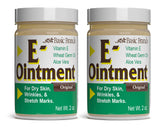 Basic Organics Vitamina E Ungüento, bote de 2 oz, hidratación suave para la piel.