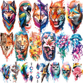 Basifa 77-sheets tattoo full set for bold temporary body art.
