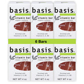 Basis Jabon Barra Vitamina C, E y B5 para cuerpo y piel suave tras el baño