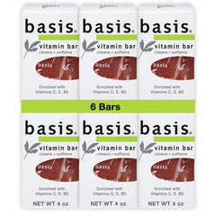 Basis Jabon Barra Vitamina C, E y B5 para cuerpo y piel suave tras el baño