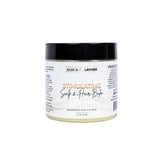 Bask & Lather stimulating scalp balm bottle for soothing scalp care and long-lasting moisture