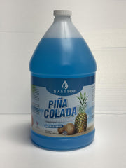 Bastion Pina Colada scent bottle highlighting tropical fragrance for bathroom.