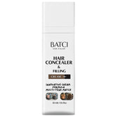 BATCI Hair Atelier concealer cream swatch demonstrates natural density on the scalp for fuller-looking hair.
