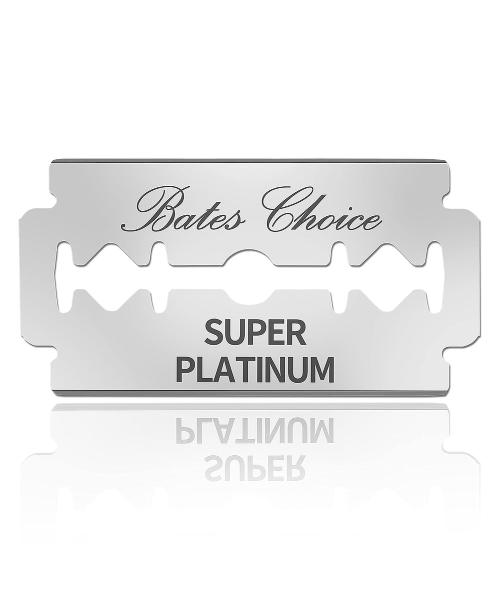 Bates Choice 40-pack double-edge blades for a sharp, consistent shave.