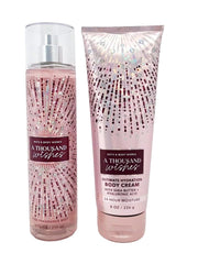 Bath and Body Works A Thousand Wishes body cream, 8 oz, 24-hour moisture.