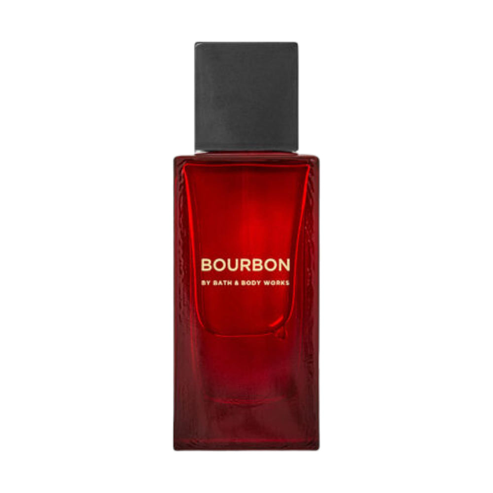 Bath & Body Works Bourbon bottle front, bold long-lasting scent for daily wear.