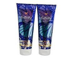 Bath & Body Works Butterfly crema corporal, doble pack de 8 oz, hidratación suave.
