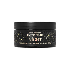 Bath & Body Works crema corporal Into The Night, empaque de 6.5 oz y textura esponjosa.