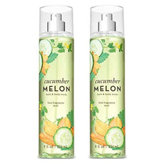 Bath & Body Works Cucumber Melon mist bottle closeup delivers a refreshing fragrance boost.