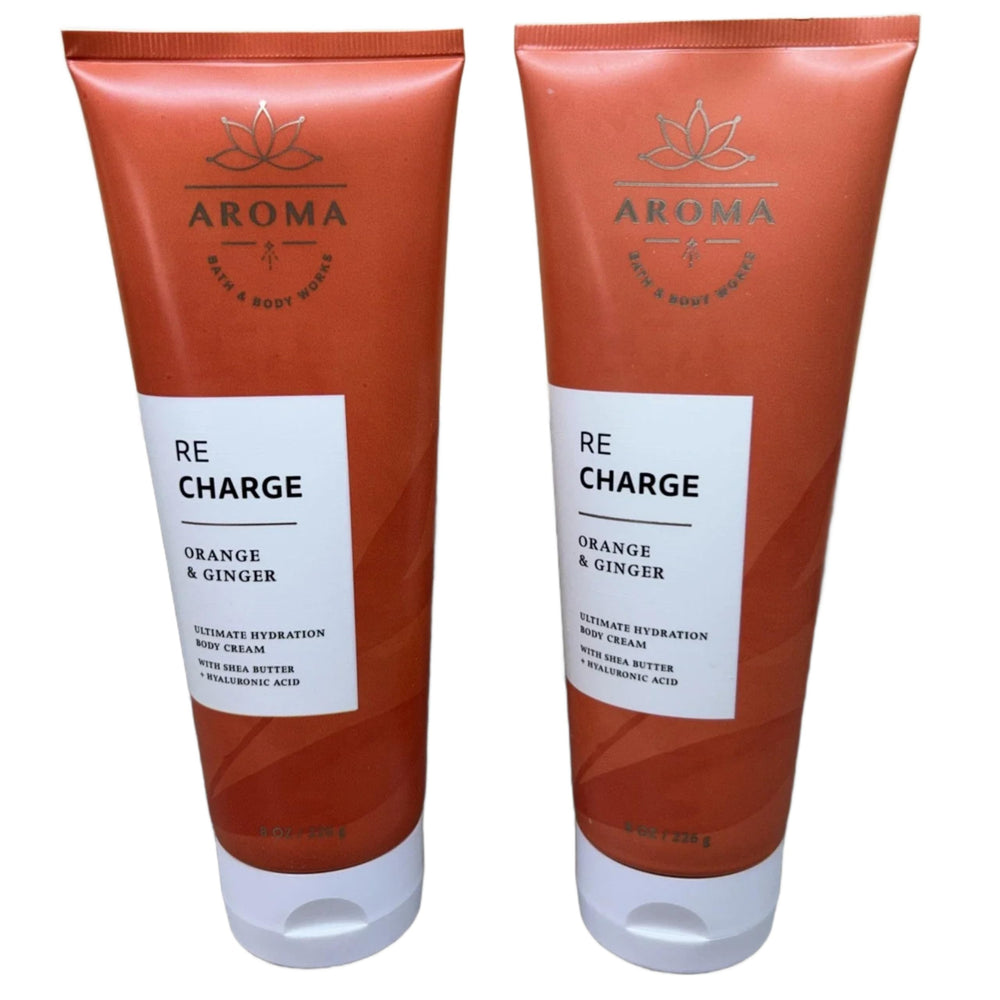 Bath & Body Works Orange Ginger body cream bottle delivering hydrating, soft skin