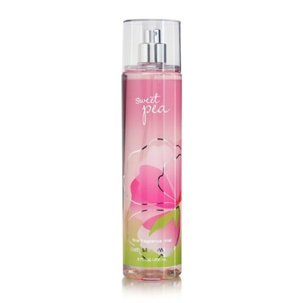 Bath & Body Works Sweet Pea 8oz bottle for everyday fragrance and easy reapplication.