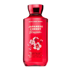 Bath & Body Works, botella con flor de cerezo japonesa y aroma suave para ducha.