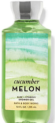 Gel de ducha Bath & Body Works pepino-melón para piel suave y aroma refrescante diario