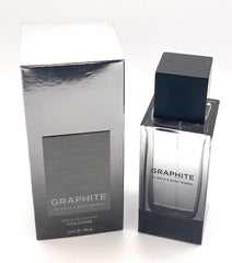 Bath and Body Works Graphite men's fragrance bottle front view highlights sleek design and premium appeal.