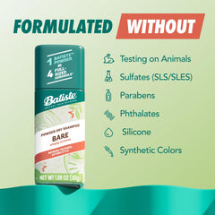 Batiste Bare Polvo Seco, añade volumen y cuerpo al peinado