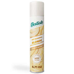 Batiste Rubio Champú Seco: botella visible para refrescar raíces entre lavados.