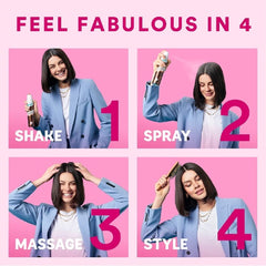 Batiste Champú Seco Plus ofrece volumen y cuerpo sin esfuerzo.
