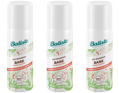 Batiste Bare Mini champú seco para viaje, refresca entre lavados sin agua