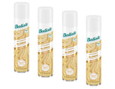 Batiste Brilliant Blonde dry shampoo bottle refreshes roots between washes.
