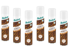 Batiste Dry Shampoo Brunette 6-pack can front refreshes hair between washes