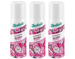 Batiste champú seco Floral y Frutal Rosado, botella para refrescar el peinado rápidamente.