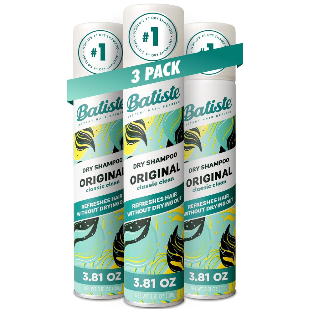 Batiste Original three-pack bottles shown for easy on-the-go refresh.